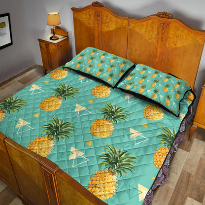 Hawaii Quilt Bed Set Pinespple Morden