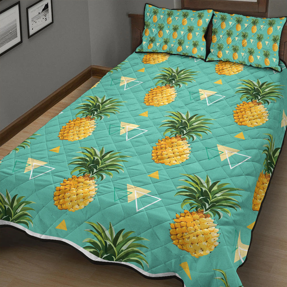 Hawaii Quilt Bed Set Pinespple Morden