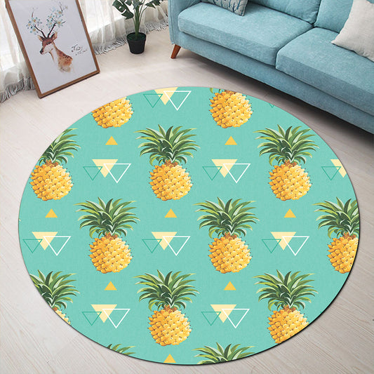 Hawaii Round Rug Pinespple Morden