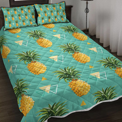 Hawaii Quilt Bed Set Pinespple Morden