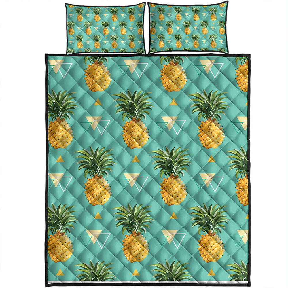 Hawaii Quilt Bed Set Pinespple Morden