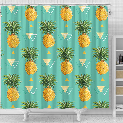 Hawaii Shower Curtain Pinespple Morden
