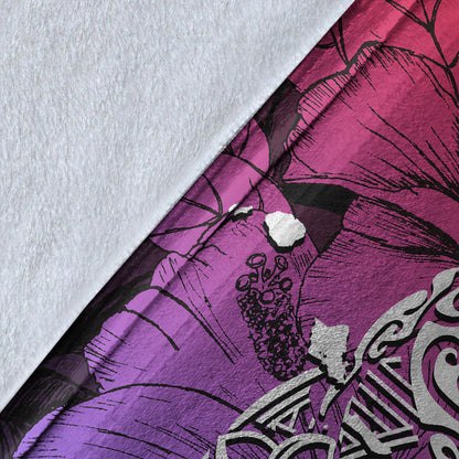 Hawaii Premium Blanket Polynesian Hibiscus Sweat