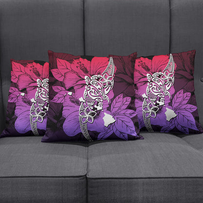 Hawaii Pillow Cover Polynesian Hibiscus Sweat