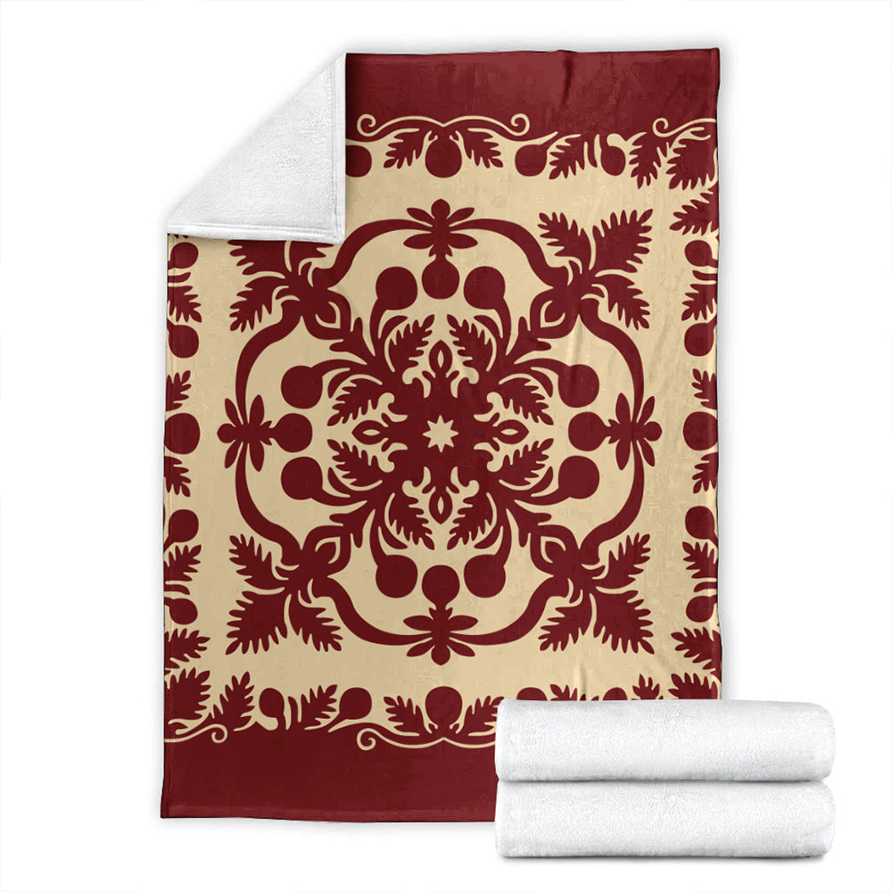 Hawaii Premium Blanket Quilt Royal