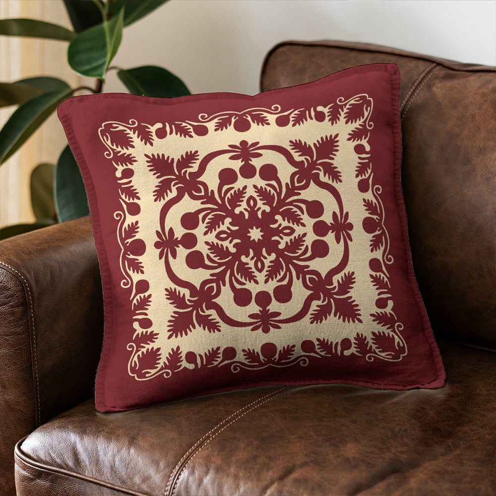 Hawaii Pillow Cover Quilt Royal