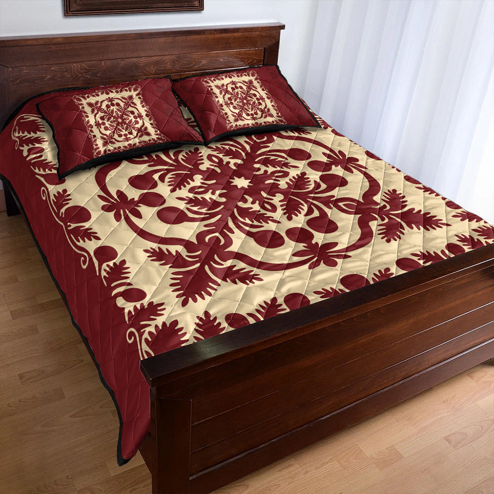 Hawaii Quilt Bed Set Quilt Royal