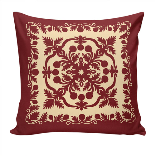 Hawaii Pillow Cover Quilt Royal