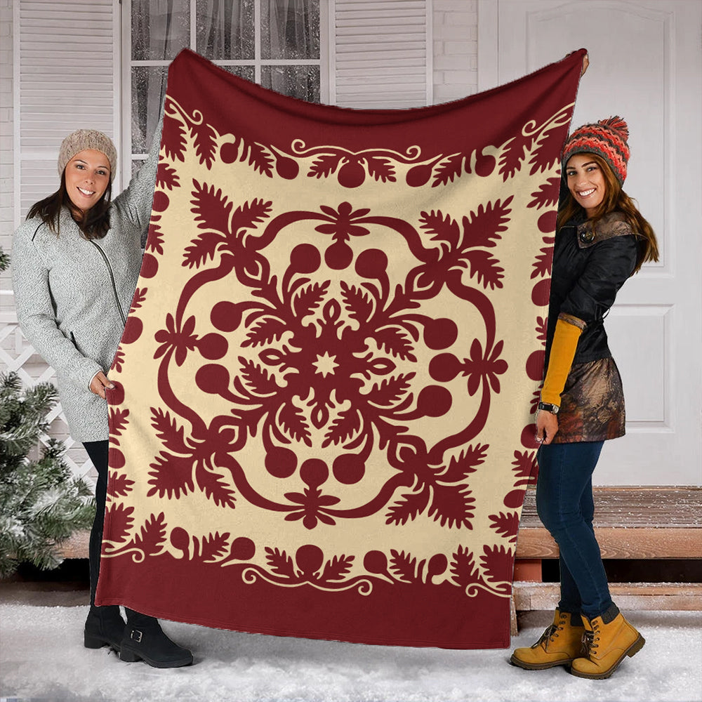 Hawaii Premium Blanket Quilt Royal