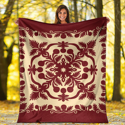 Hawaii Premium Blanket Quilt Royal