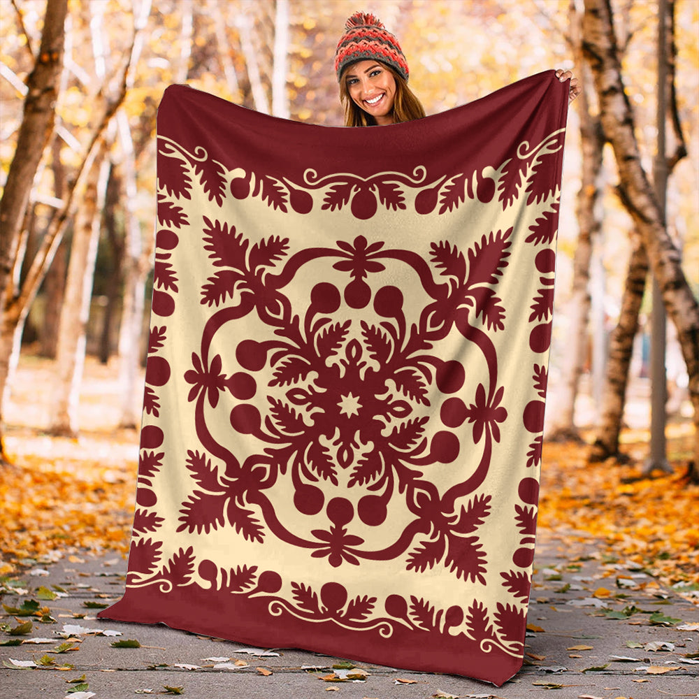 Hawaii Premium Blanket Quilt Royal