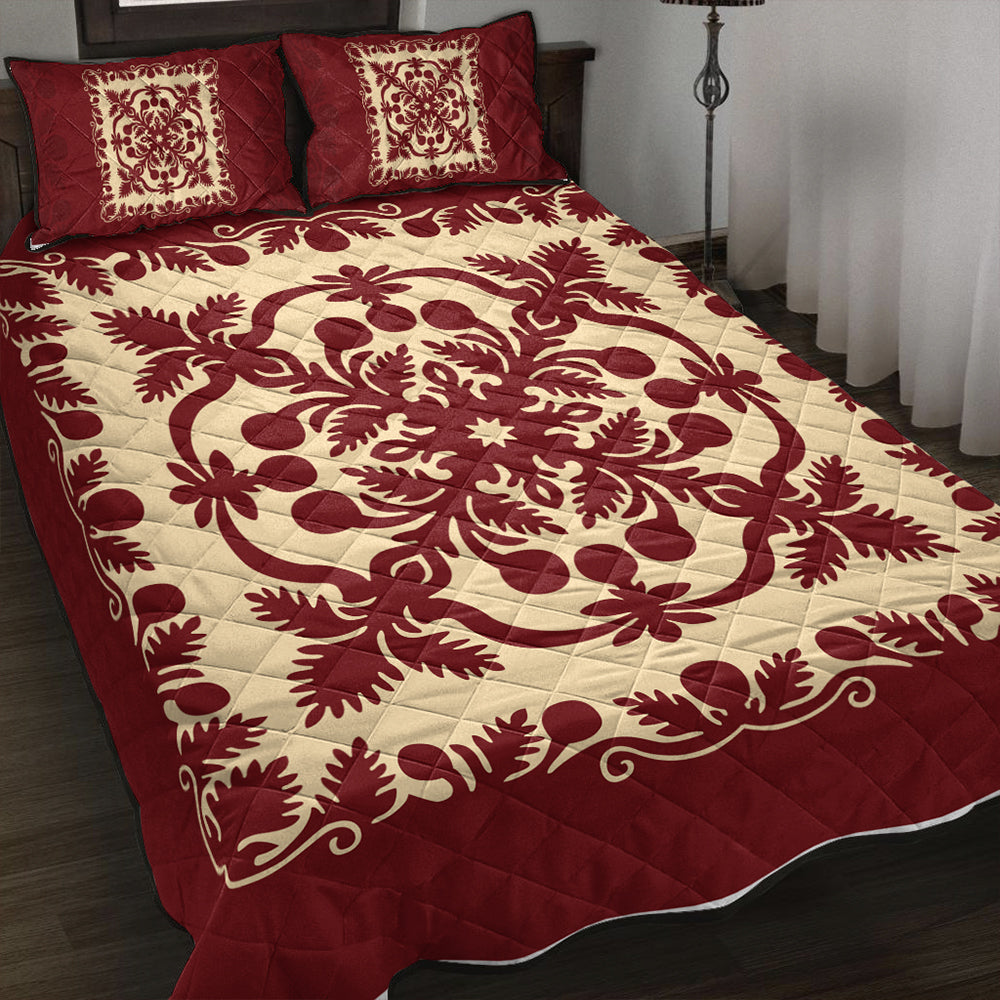 Hawaii Quilt Bed Set Quilt Royal