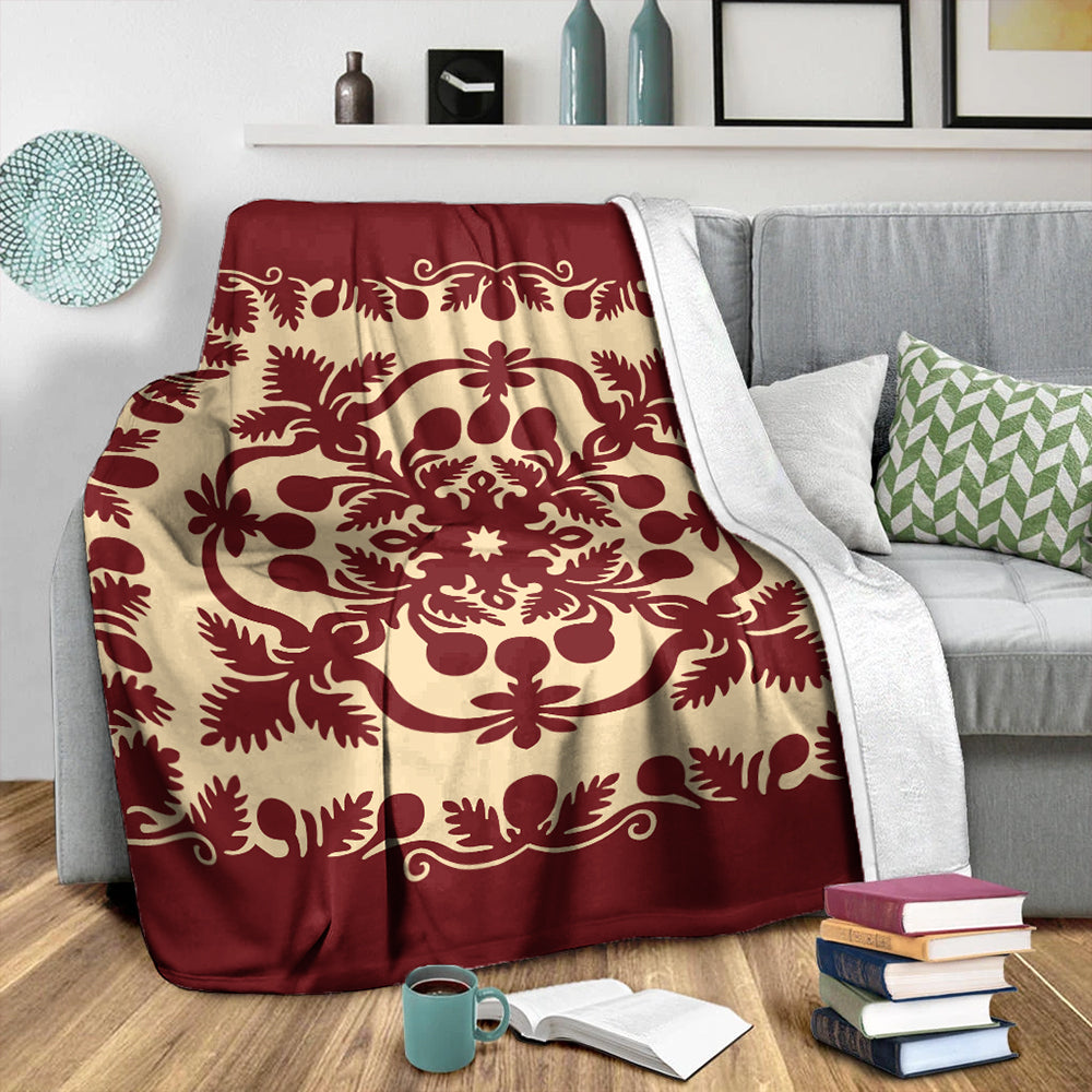 Hawaii Premium Blanket Quilt Royal
