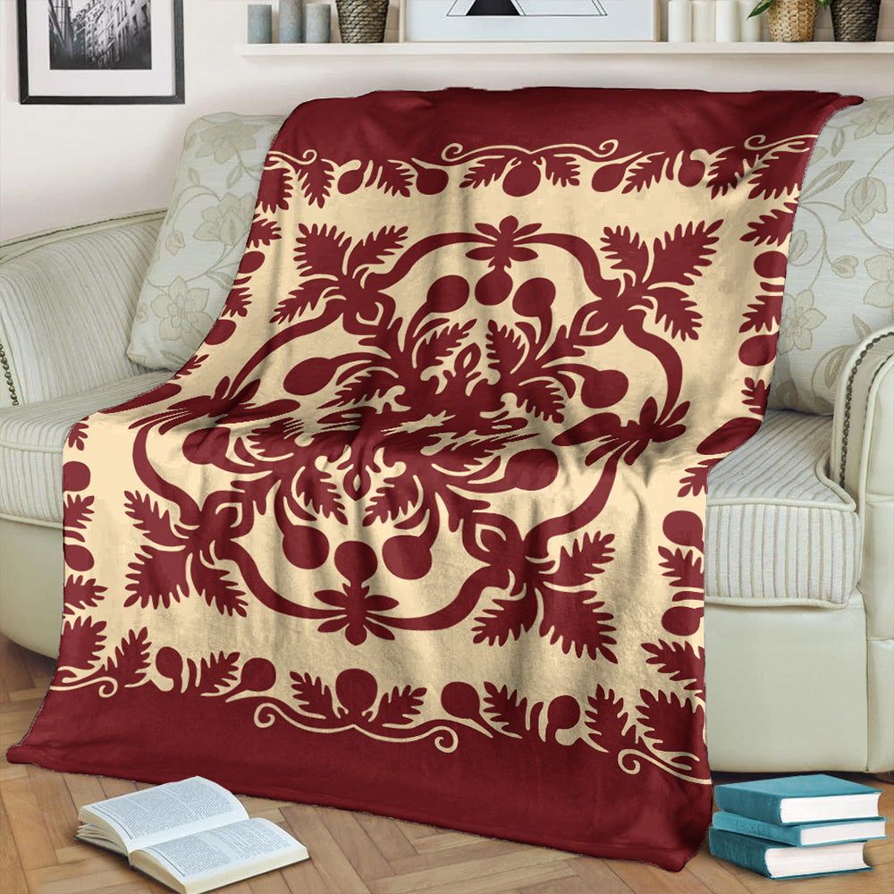 Hawaii Premium Blanket Quilt Royal