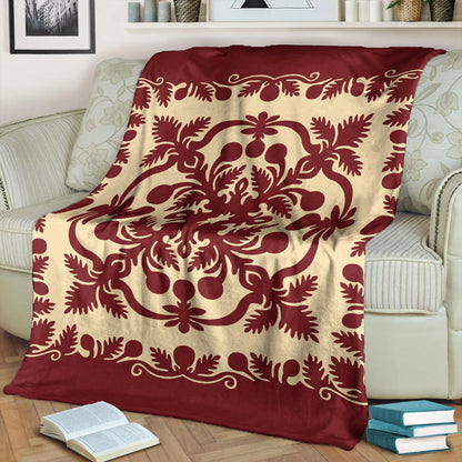 Hawaii Premium Blanket Quilt Royal