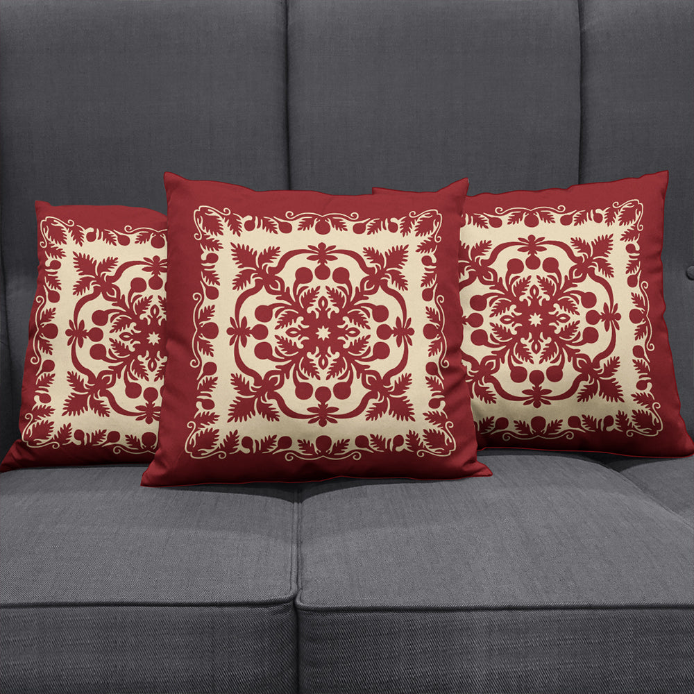 Hawaii Pillow Cover Quilt Royal