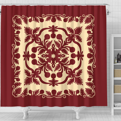 Hawaii Shower Curtain Quilt Royal
