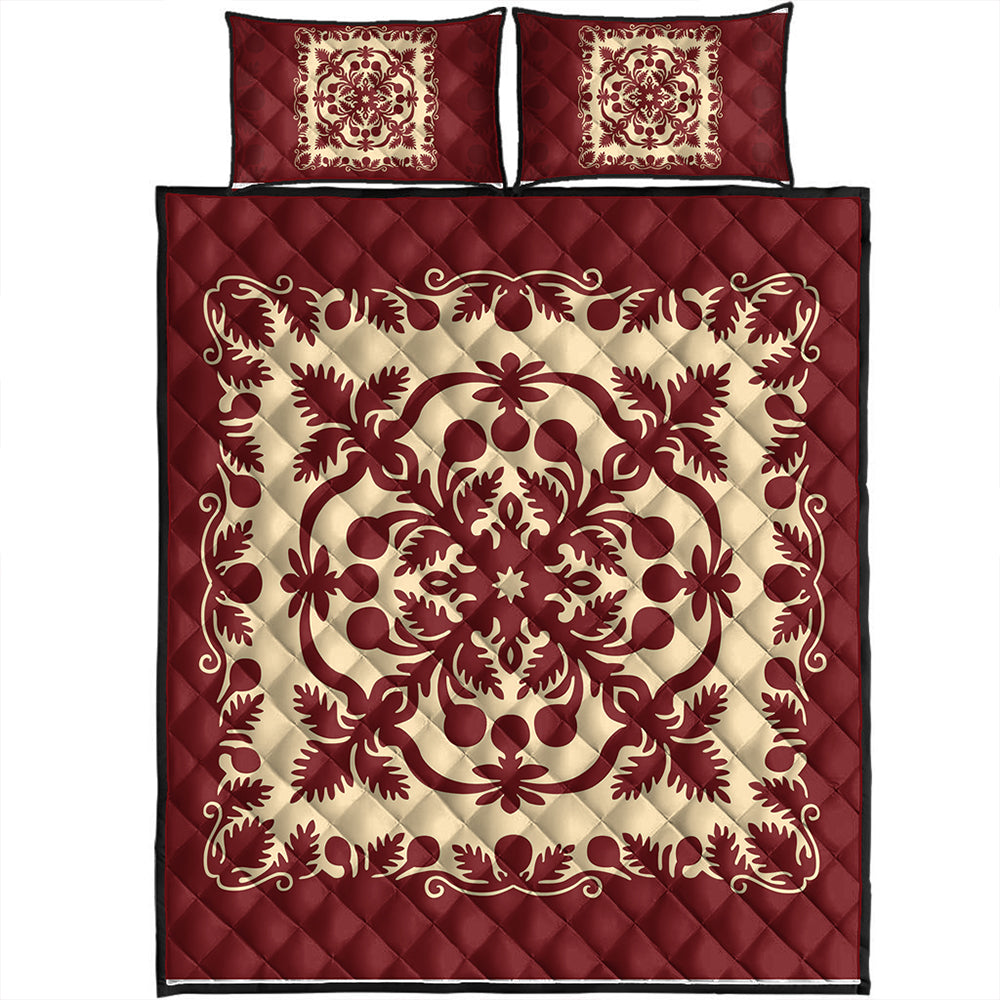 Hawaii Quilt Bed Set Quilt Royal