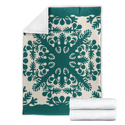 Hawaii Premium Blanket Quilt Tradition Turquoise