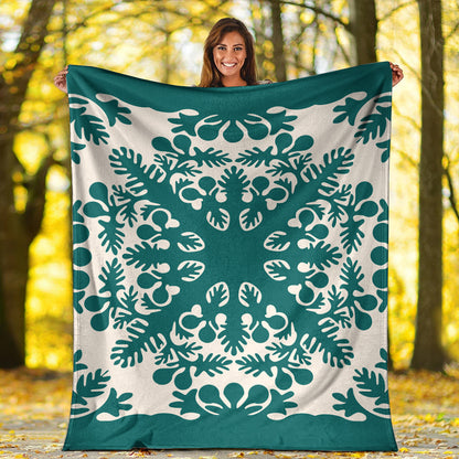 Hawaii Premium Blanket Quilt Tradition Turquoise