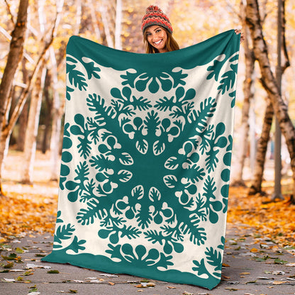Hawaii Premium Blanket Quilt Tradition Turquoise