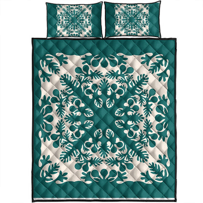 Hawaii Quilt Bed Set Quilt Tradition Turquoise