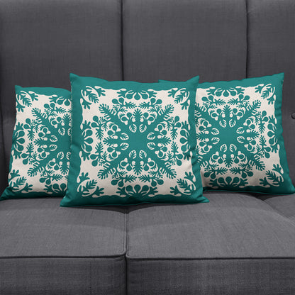 Hawaii Pillow Cover Quilt Tradition Turquoise