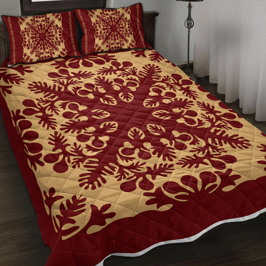 Hawaii Quilt Bed Set Quilt Vintage Palm