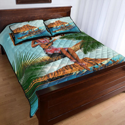 Hawaii Quilt Bed Set Song Quilt Bed Set