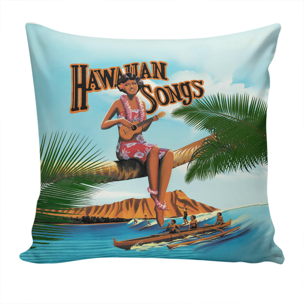 Hawaii Pillow Cover Song Pillow Cover