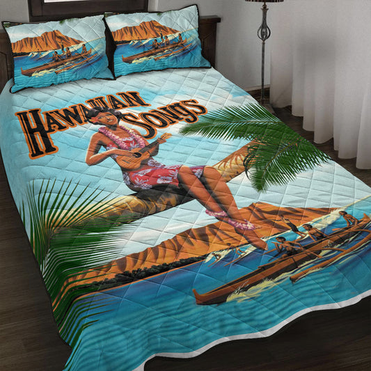 Hawaii Quilt Bed Set Song Quilt Bed Set