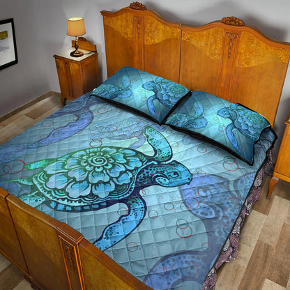 Hawaii Quilt Bed Set Turtle Beauty