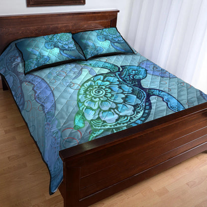 Hawaii Quilt Bed Set Turtle Beauty