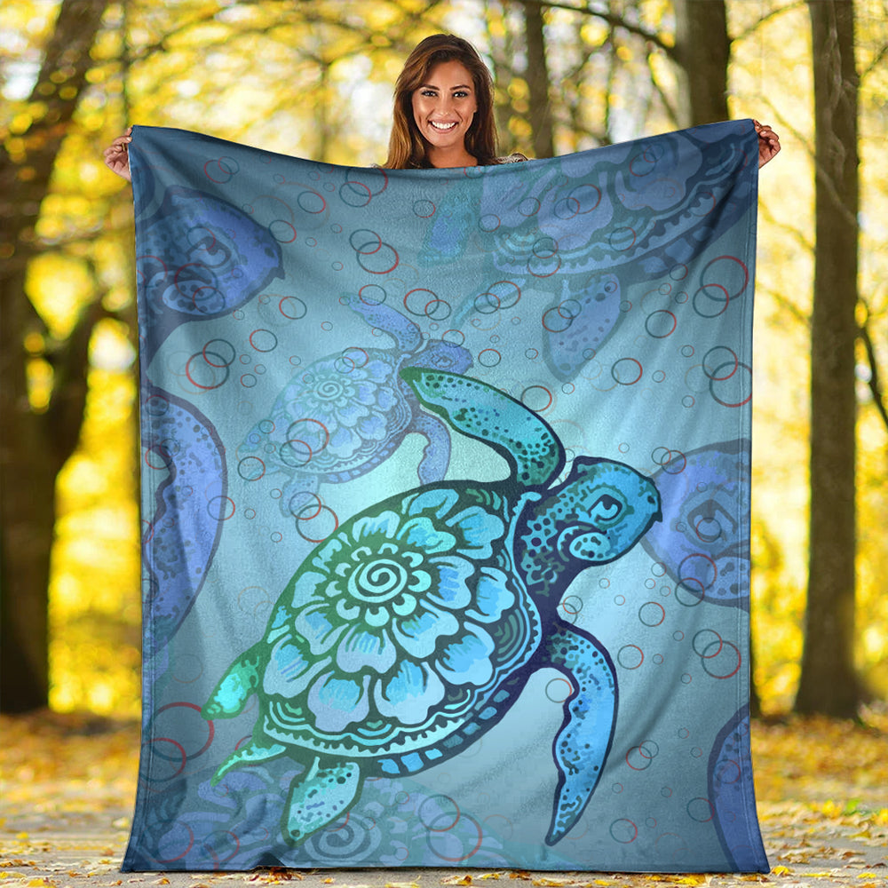 Hawaii Premium Blanket Turtle Beauty