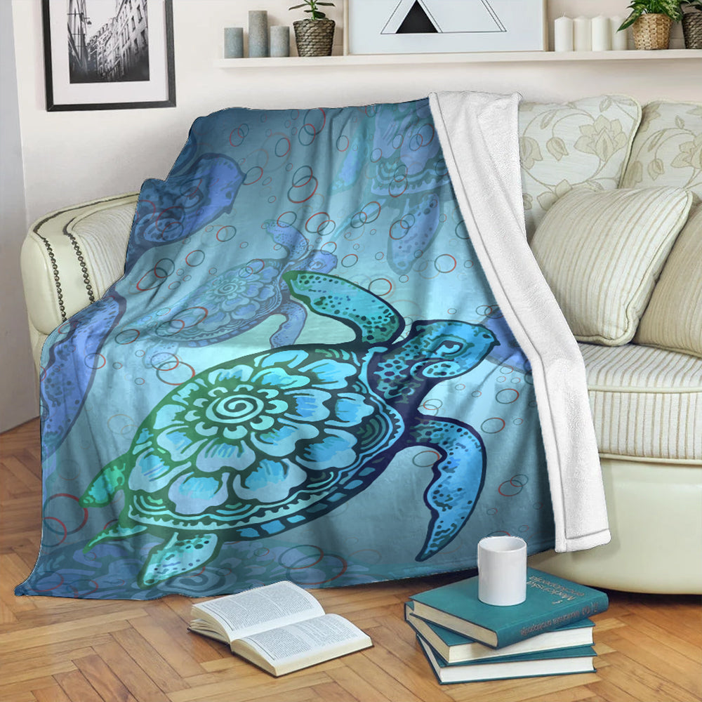 Hawaii Premium Blanket Turtle Beauty