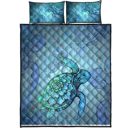 Hawaii Quilt Bed Set Turtle Beauty