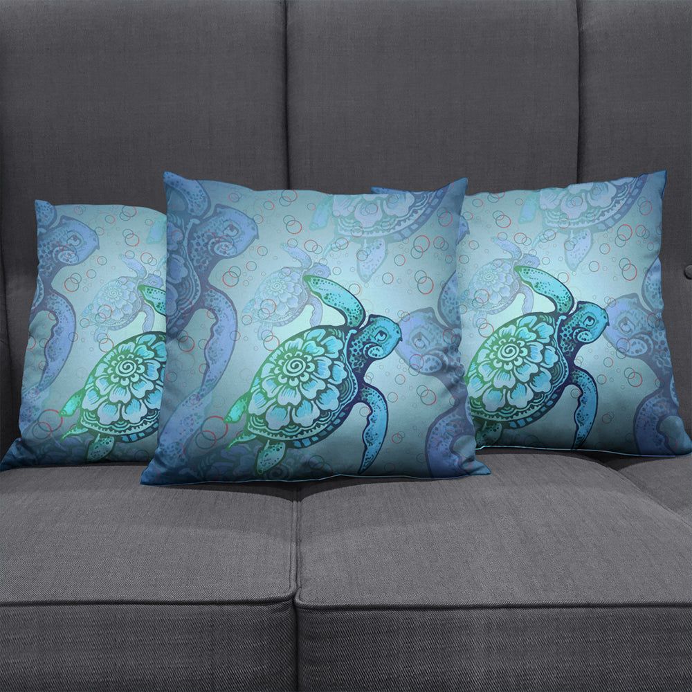 Hawaii Pillow Cover Turtle Beauty