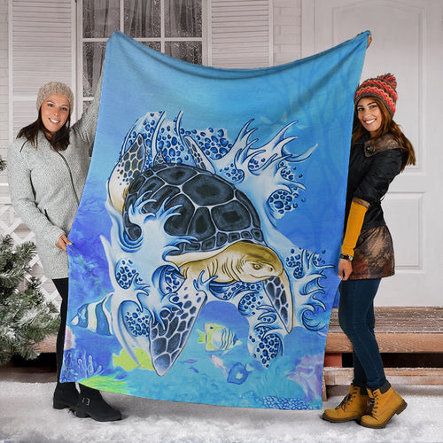 Hawaii Premium Blanket Turtle Cool