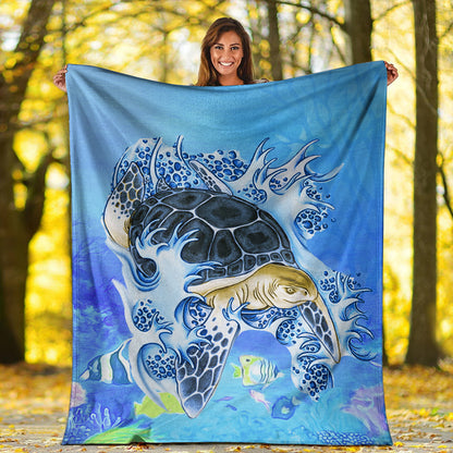 Hawaii Premium Blanket Turtle Cool