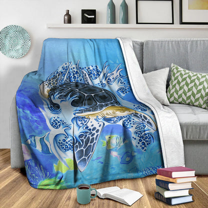 Hawaii Premium Blanket Turtle Cool