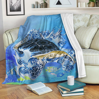 Hawaii Premium Blanket Turtle Cool
