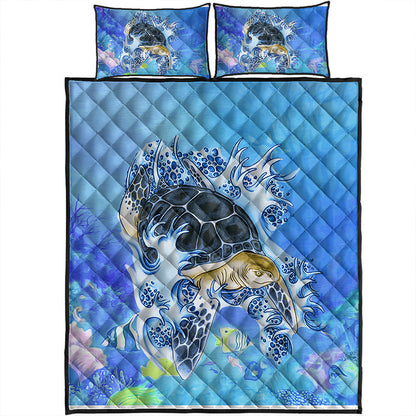 Hawaii Quilt Bed Set Turtle Cool
