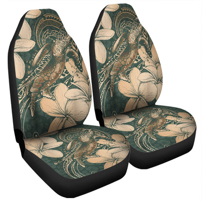 Hawaii Car Seat Covers Turtle Map Plumeria Hibiscus Floral