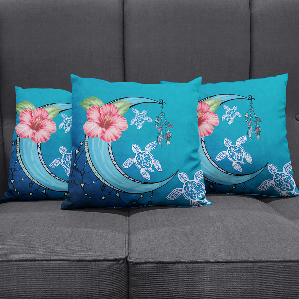 Hawaii Pillow Cover Turtle Moon Dream