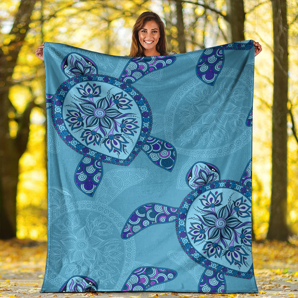 Hawaii Premium Blanket Turtle Plumeria