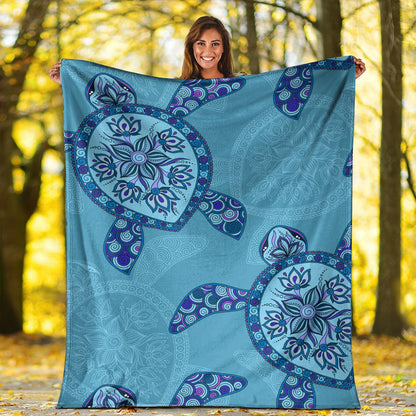 Hawaii Premium Blanket Turtle Plumeria