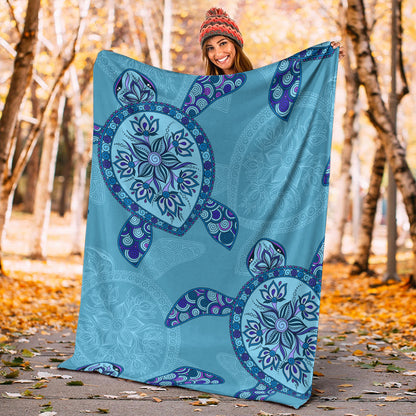 Hawaii Premium Blanket Turtle Plumeria