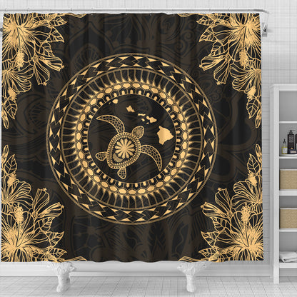 Hawaii Shower Curtain Turtle Tradition