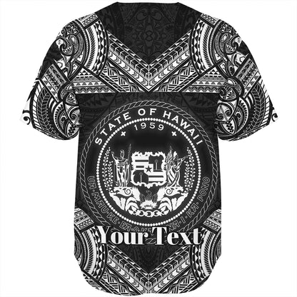 Hawaii Custom Personalised Baseball Shirt Turtle Polynesian Pattern