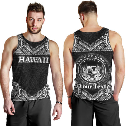 Hawaii Custom Personalised Tank Top Turtle Polynesian Pattern